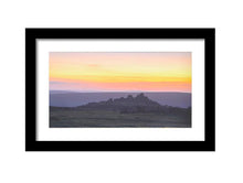Load image into Gallery viewer, Panoramic Print of Bonehill Rocks | Dartmoor Prints, Devon Mountain Photography Widecombe Tor Wall Decor - Sebastien Coell Photography