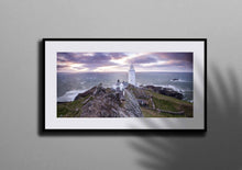 Load image into Gallery viewer, Panoramic Devon art of Start Point Lighthouse | Seascape Photography - Home Decor - Sebastien Coell Photography