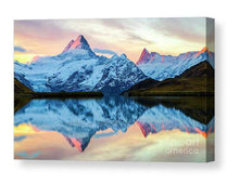 Load image into Gallery viewer, Switzerland Art of Lake Bachalpsee, Grindelwald Prints for Sale, Mountain Photography Home Decor Gifts - SCoellPhotography