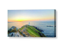 Load image into Gallery viewer, Panoramic Print of Start Point Lighthouse | Devon Gifts for Sale and Lighthouse Framed art - Sebastien Coell Photography