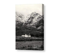 Load image into Gallery viewer, Lagangarbh Cottage Print | Buachaille Etive Mor Mountain Photography, Home Decor - Sebastien Coell Photography