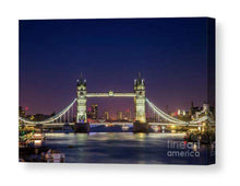 Load image into Gallery viewer, London Print of Tower Bridge, London Cityscape Canvas - Home Decor Gifts - Sebastien Coell Photography