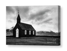 Load image into Gallery viewer, Iceland Print of Budir Church | Icelandic Mountain Photography Home Decor Gifts - Sebastien Coell Photography