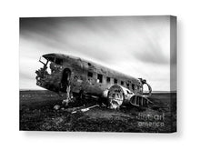 Load image into Gallery viewer, Scandinavian Print of Iceland's US Navy DC plane crash, Sólheimasandur beach prints - Sebastien Coell Photography