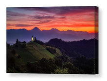 Load image into Gallery viewer, Mountain Photography of Jamnik Church | Slovenia art for Sale - Home Decor Gifts - Sebastien Coell Photography