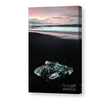 Load image into Gallery viewer, Scandinavian art of The Black Diamond Beach | Iceland prints for Sale Home Decor - Sebastien Coell Photography