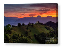 Load image into Gallery viewer, Landscape Photography of St Primoz | Jamnik Church Prints, Alpine Church Home Decor - Sebastien Coell Photography