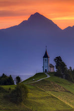 Load image into Gallery viewer, Mountain Photography of St Primoz | Jamnik Alpine Church Art for Sale - Home Decor - Sebastien Coell Photography