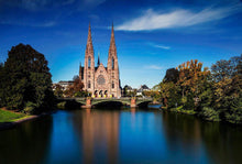 Load image into Gallery viewer, French wall art Print of St Pauls Church, Strasbourg Photography for Sale, Church Pictures and Home Decor Gifts - SCoellPhotography