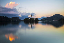 Load image into Gallery viewer, Chapel of St Maria | Lake Bled Prints, Slovenia Mountain Photography Home Decor Gifts - Sebastien Coell Photography