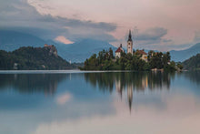 Load image into Gallery viewer, Landscape Photography Prints of Lake Bled | Mountain Photography for Sale - Home Decor - Sebastien Coell Photography
