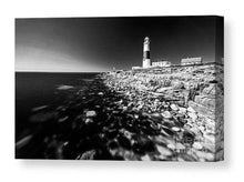Load image into Gallery viewer, Black and White Print | Dorset art of Portland Bill, Lighthouse Prints - Home Decor Gifts - Sebastien Coell Photography