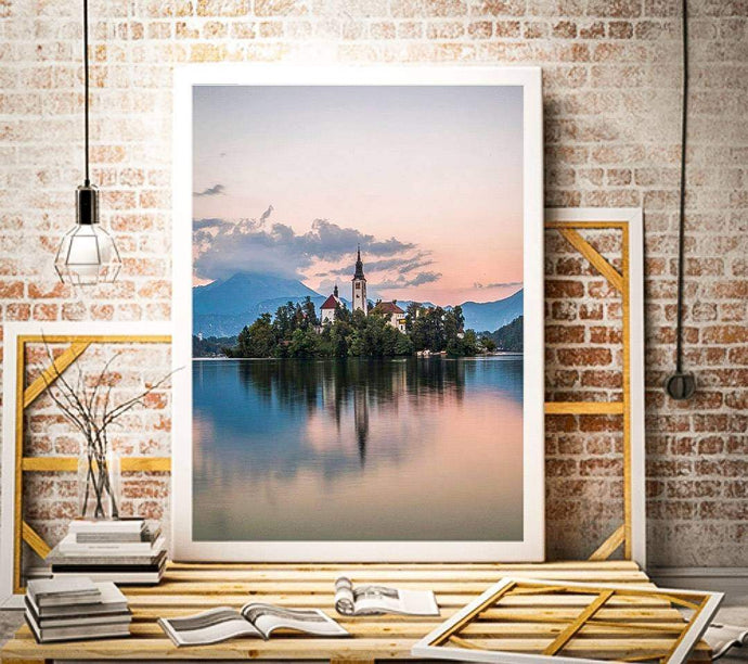Chapel of St Maria Prints | Lake Bled Pictures and The Alps Mountain Photography - Sebastien Coell Photography