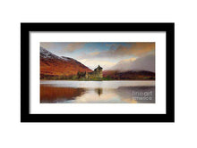 Load image into Gallery viewer, Panoramic Print of Kilchurn Castle, Scottish Loch Awe wall art - Home Decor Gifts - Sebastien Coell Photography