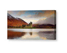 Load image into Gallery viewer, Panoramic Print of Kilchurn Castle, Scottish Loch Awe wall art - Home Decor Gifts - Sebastien Coell Photography