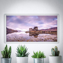 Load image into Gallery viewer, Panoramic Print of Eilean Donan castle | Scotland Landscape Art - Home Decor Gifts - Sebastien Coell Photography
