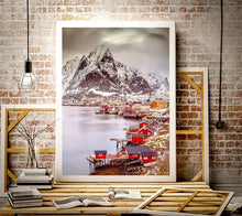 Load image into Gallery viewer, Mountain Photography of Norway's Reine | Lofoten Islands wall art for Sale - Sebastien Coell Photography