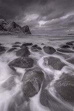 Load image into Gallery viewer, Beach wall art | Unstad Bay Prints and Lofoten Islands Pictures for Sale - Home Decor Gifts - Sebastien Coell Photography