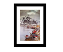 Load image into Gallery viewer, Mountain Photography of Norway's Reine | Lofoten Islands wall art for Sale - Sebastien Coell Photography