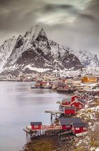 Load image into Gallery viewer, Mountain Photography of Norway's Reine | Lofoten Islands wall art for Sale - Sebastien Coell Photography