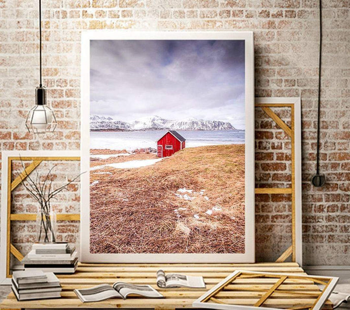 Lofoten Islands Minimalist wall art | Scandinavian prints for Sale, Nordic art - Home Decor Gifts - Sebastien Coell Photography