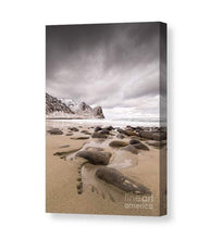 Load image into Gallery viewer, Beach Prints of Unstad Bay, Scandinavian Wall Art for Sale - Home Decor Gifts - Sebastien Coell Photography