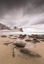 Load image into Gallery viewer, Beach Prints of Unstad Bay, Scandinavian Wall Art for Sale - Home Decor Gifts - Sebastien Coell Photography