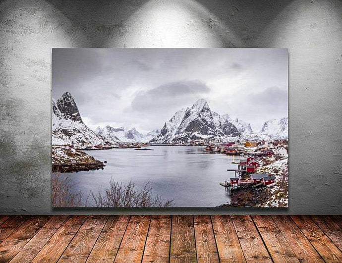 Mountain Photography of Reine | Norway Lofoten Islands wall art - Home Decor Gifts - Sebastien Coell Photography