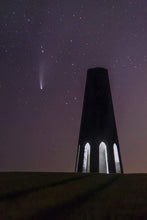 Load image into Gallery viewer, Astrophotography Wall Art | Neowise Comet Prints at the Daymark - Home Decor Gifts - Sebastien Coell Photography