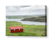 Load image into Gallery viewer, Scottish Hebrides prints | Red Barn on the Isle of Harris and Lewis - Home Decor Wall Art - Sebastien Coell Photography