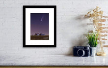 Load image into Gallery viewer, Night Sky Prints | Comet Neowise at Stonehenge Pictures, Space Wall Art Home Decor - Sebastien Coell Photography