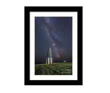 Load image into Gallery viewer, Night Sky Prints | The Daymark Navigation Aid wall art, Devon Milkyway - Home Decor Gifts - Sebastien Coell Photography