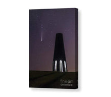 Load image into Gallery viewer, Astrophotography Wall Art | Neowise Comet Prints at the Daymark - Home Decor Gifts - Sebastien Coell Photography