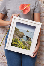 Load image into Gallery viewer, Print / Canvas Froward Point wall art, Kingswear Devon Photography present xmas christmas gifts photo rock coastal island fineart home decor