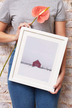 Load image into Gallery viewer, Scandinavian Minimalist art | Norwegian Red Hut, Nordic art - Home Decor Gifts - Sebastien Coell Photography