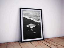 Load image into Gallery viewer, Icelandic wall art | The Black Diamond Beach Prints, Seascape Photography Home Decor - Sebastien Coell Photography