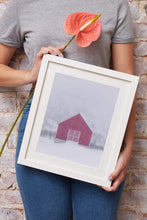 Load image into Gallery viewer, Scandinavian Minimalist art | Norwegian Red Hut Prints, Norwegian art - Home Decor - Sebastien Coell Photography