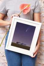 Load image into Gallery viewer, Night Sky Prints | Comet Neowise at Stonehenge Pictures, Space Wall Art Home Decor - Sebastien Coell Photography