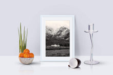 Load image into Gallery viewer, Lagangarbh Cottage Print | Buachaille Etive Mor Mountain Photography, Home Decor - Sebastien Coell Photography
