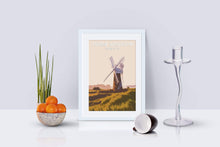 Load image into Gallery viewer, Windmill Poster of Thurne Windpump,  Norfolk Windmill Pictures for Sale and Norfolk Broads prints Home Decor Gifts - SCoellPhotography