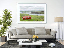 Load image into Gallery viewer, Scottish Hebrides prints | Red Barn on the Isle of Harris and Lewis - Home Decor Wall Art - Sebastien Coell Photography
