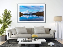 Load image into Gallery viewer, Swiss wall art of Lake Bachalpsee, Grindelwald Photos for Sale, Mountain Photography Home Decor Gifts - SCoellPhotography