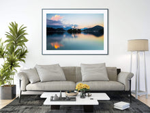 Load image into Gallery viewer, Chapel of St Maria | Lake Bled Prints, Slovenia Mountain Photography Home Decor Gifts - Sebastien Coell Photography