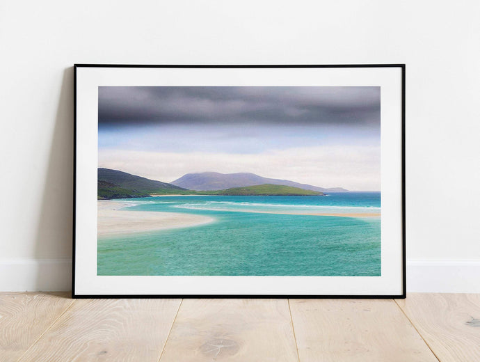 Scottish Print of Luskentyre Beach | Isle of Harris art Home Decor Gifts - Sebastien Coell Photography