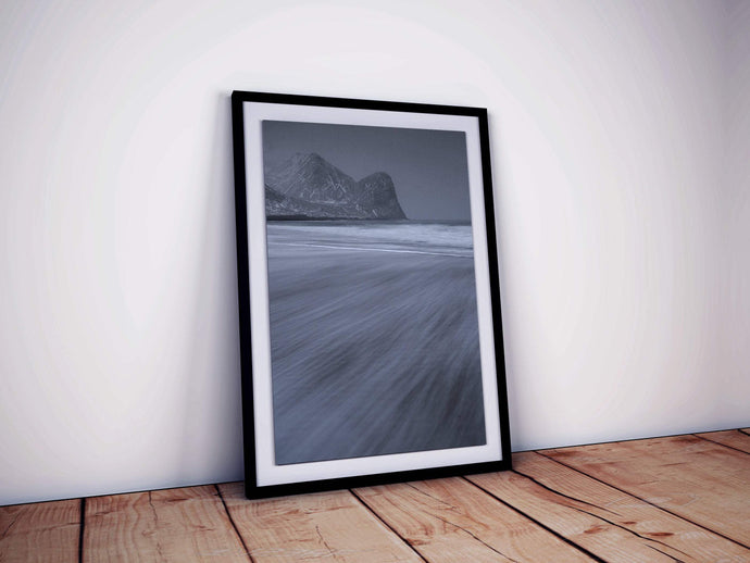 Nordic Prints of Unstad Bay | Scandinavian Beach art, Mountain Photography - Sebastien Coell Photography