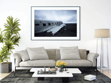 Load image into Gallery viewer, Icelandic Print of The United States Navy DC plane crash, Sólheimasandur prints - Sebastien Coell Photography