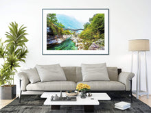 Load image into Gallery viewer, Swiss art Print of Ponte dei Salti, Roman Bridge wall art, Mountain Photography Home Decor Gifts - SCoellPhotography