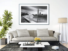 Load image into Gallery viewer, Black and White London Prints of The Shard, London city prints for Sale and Home Decor Gifts - Sebastien Coell Photography