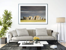 Load image into Gallery viewer, Stonehenge London art, Neolithic Stonehenge artwork and English Landscape Photography for Sale Home Decor Gifts - SCoellPhotography