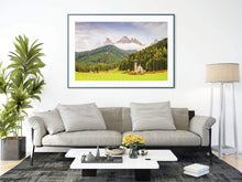 Load image into Gallery viewer, Mountain Photography of St Johns church | South Tyrol wall art for Sale, Home Decor Gifts - Sebastien Coell Photography